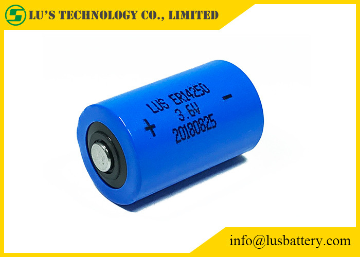 실용적인 계량을 위한 3.6V 1200mah 리튬 실린더 건전지 RFID 1/2AA ER14250