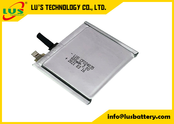 호출 위치 탐사 장치를 위한 리튬 망간 소프트 팩 배터리 3.0V 600 mah CP224035