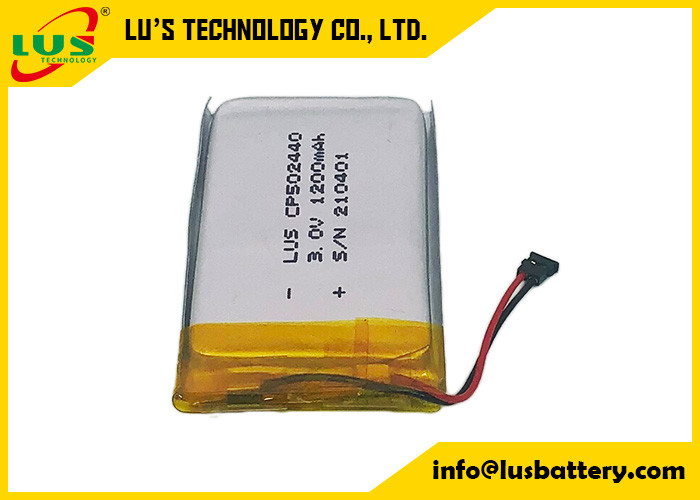 RTLS 제품을 위한 3.0V 1200mAh 리튬 Mno2 전지 CP502440