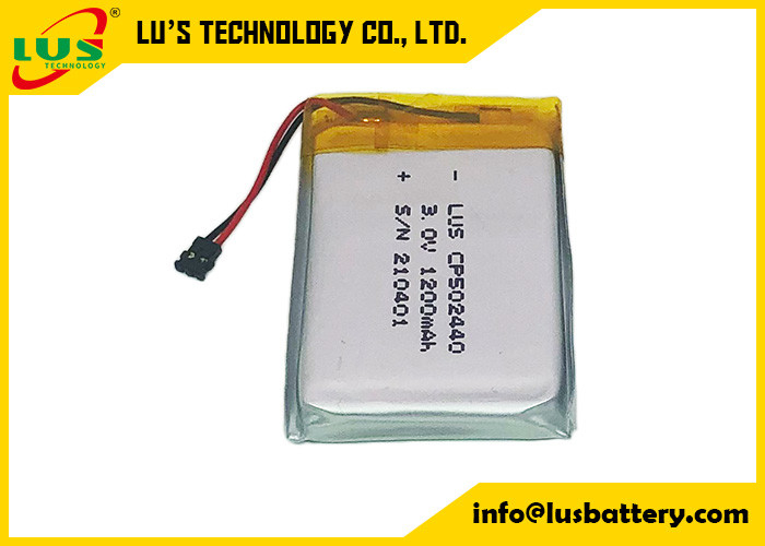 RTLS 제품을 위한 3.0V 1200mAh 리튬 Mno2 전지 CP502440