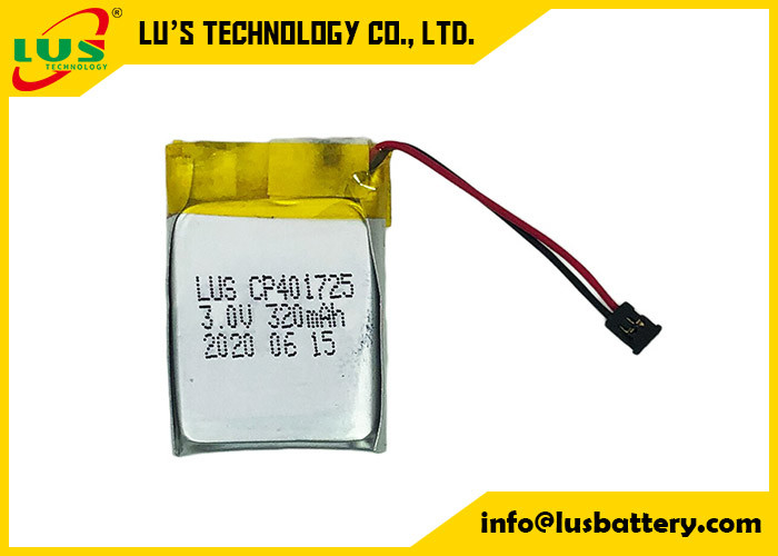 PCB 장착 앱 스마트 카드를 위한 전선 연결기와 3V 320 mah Limno2 베터리 셀
